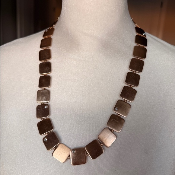 MarlaWynne Gold Square Necklace - Picture 3 of 7